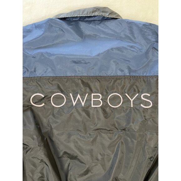 Vintage Dallas Cowboys Pro Player Windbreaker Jacket Size XL Full Zip Collar 90s - Picture 8 of 13